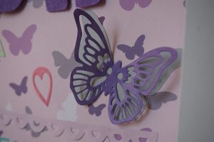 Cuadro Irene mariposas www.milatadegalletas.com